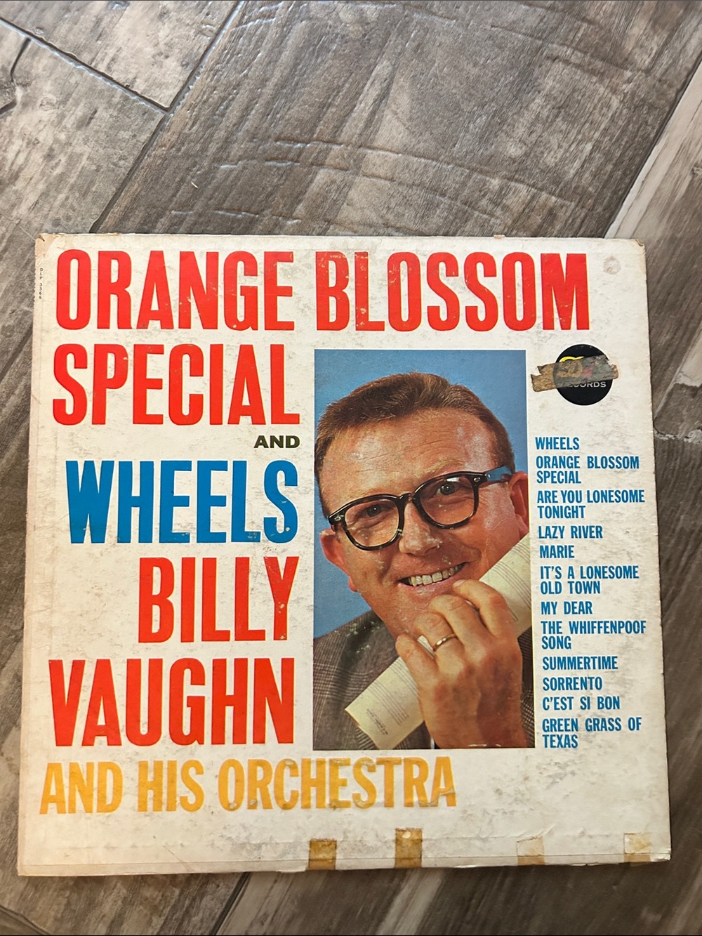Vintage 1961 Mono vinyl record Billy Vaughn Orange Blossom Special DLP 3366